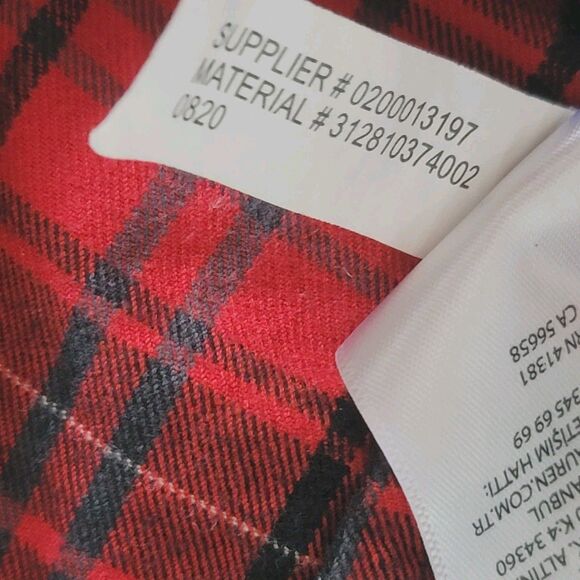 Polo Ralph Lauren Girls Red Black Plaid Fit Flare Holiday Dress Size 5 - Picture 12 of 14